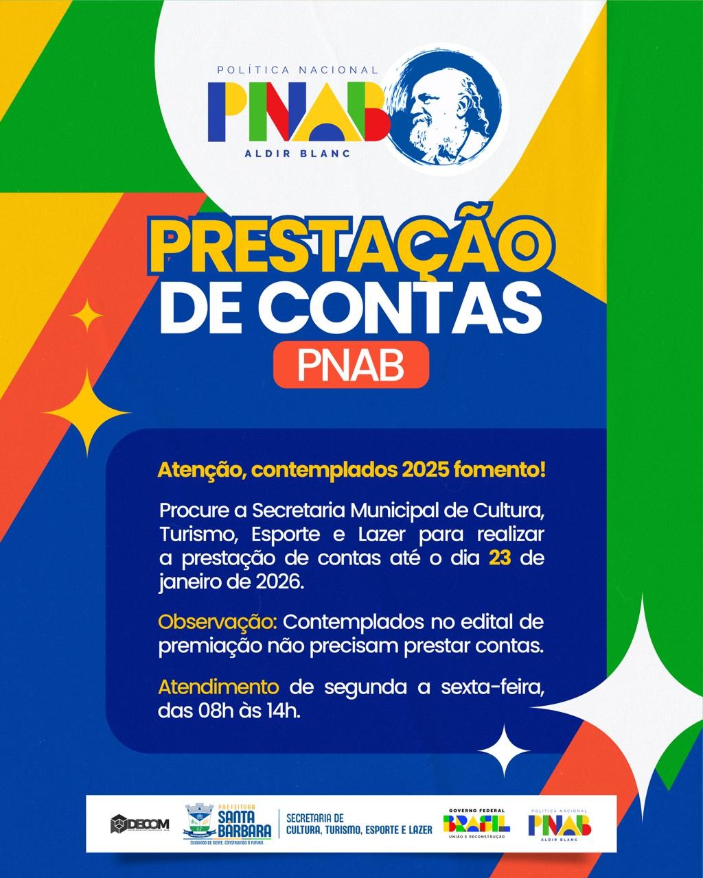 Prestação de contas!