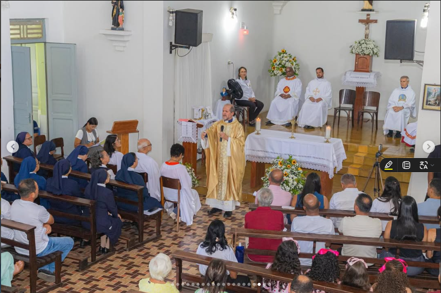 Foi um dia especial de fé, gratidão e celebração pelos 80 anos das Filhas da Caridade em Santa Bárbara.