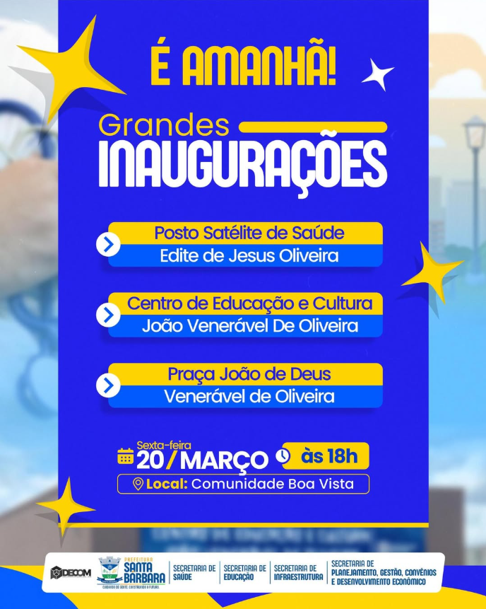 É AMANHÃ: 18H NA BOA VISTA